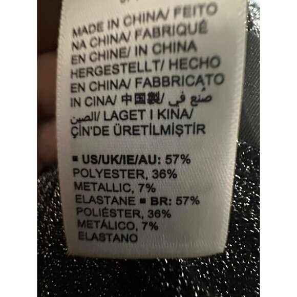 Terea Women's Nola One Shoulder Metallic MIdi Dress Size XL NWT - Picture 6 of 6